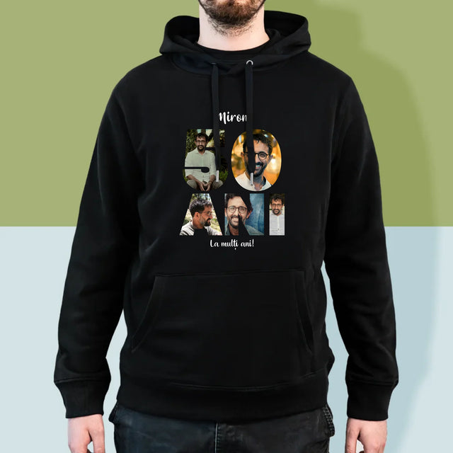 Cuvânt Din Fotografii: 50 Ani Din Fotografiile Tale - Hanorac Cu Glugă Pentru Bărbați