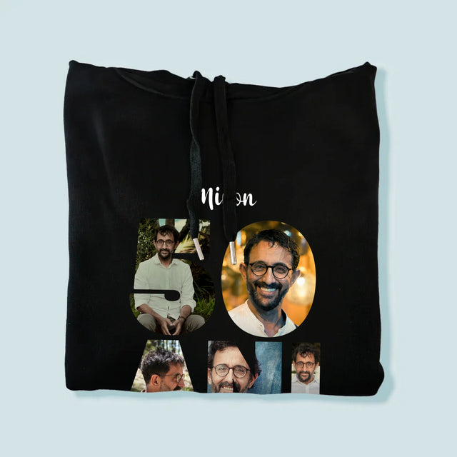 Cuvânt Din Fotografii: 50 Ani Din Fotografiile Tale - Hanorac Cu Glugă Pentru Bărbați