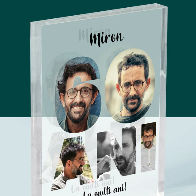 Cuvânt Din Fotografii: 60 Ani Din Fotografiile Tale - Bloc Acrilic