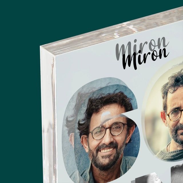 Cuvânt Din Fotografii: 60 Ani Din Fotografiile Tale - Bloc Acrilic