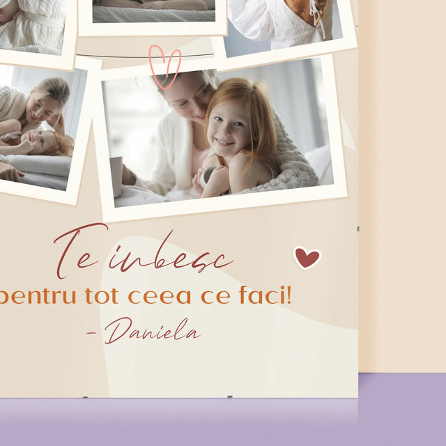 Colaj De Fotografii: Te Iubesc Mamă Fotografii - Poster