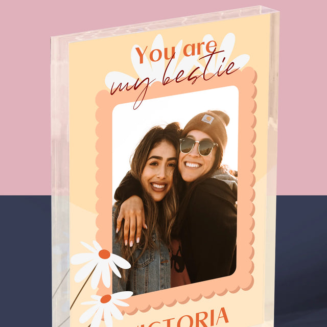 Colaj De Fotografii: Fotografie Besties - Bloc Acrilic