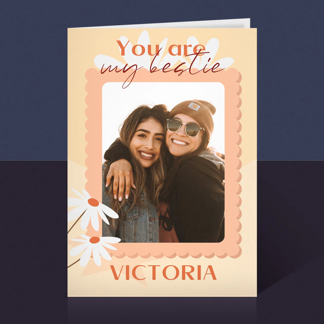 Colaj De Fotografii: Fotografie Besties - Card Cu Felicitări