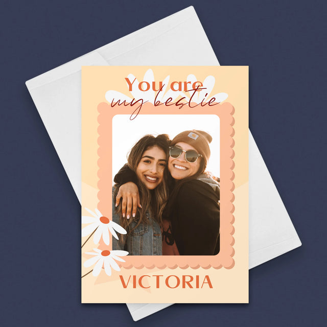 Colaj De Fotografii: Fotografie Besties - Card Cu Felicitări