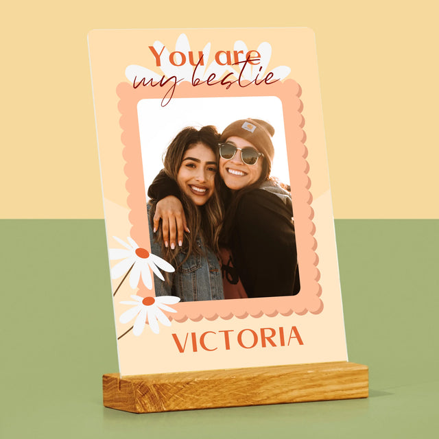 Colaj De Fotografii: Fotografie Besties - Imprimare Pe Sticlă Acrilică (Verticală)