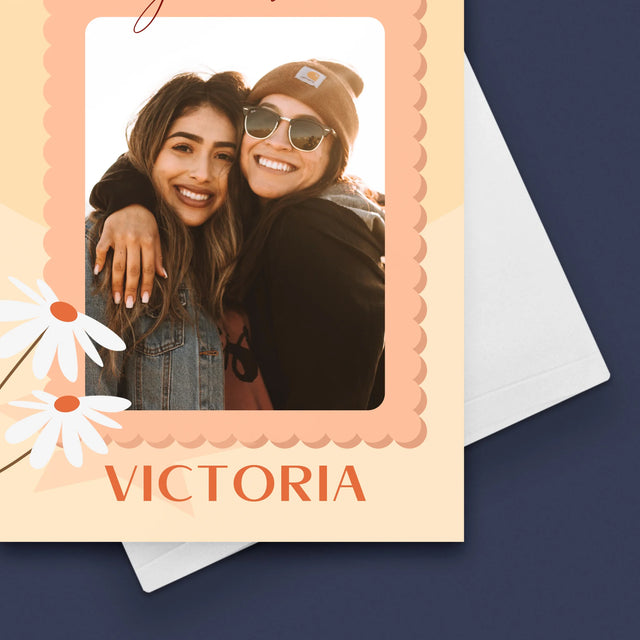 Colaj De Fotografii: Fotografie Besties - Card Cu Felicitări