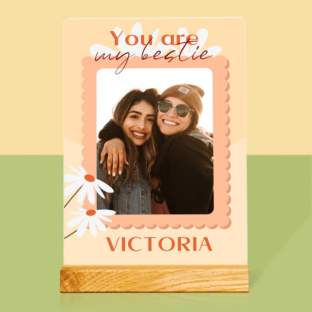 Colaj De Fotografii: Fotografie Besties - Imprimare Pe Sticlă Acrilică (Verticală)