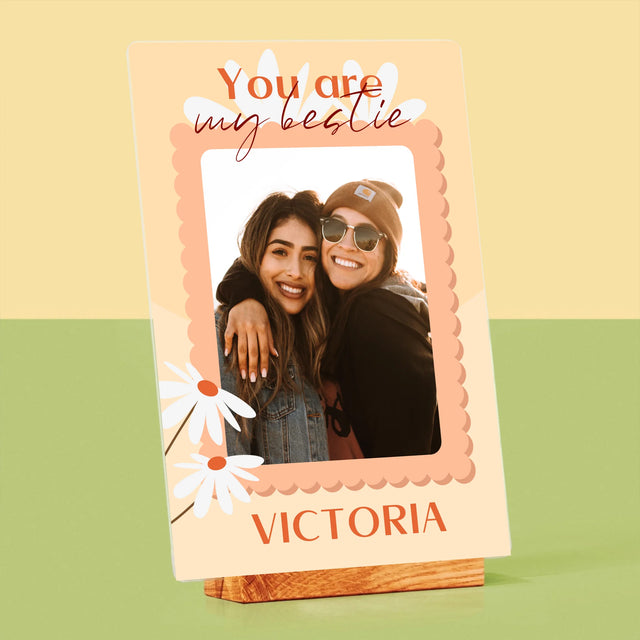 Colaj De Fotografii: Fotografie Besties - Imprimare Pe Sticlă Acrilică (Verticală)