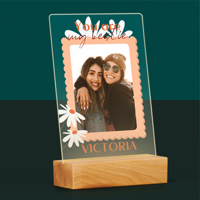 Colaj De Fotografii: Fotografie Besties - Imprimare Pe Sticlă Acrilică (Verticală)