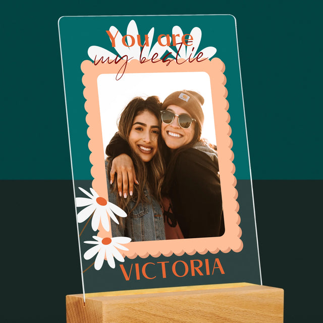 Colaj De Fotografii: Fotografie Besties - Imprimare Pe Sticlă Acrilică (Verticală)