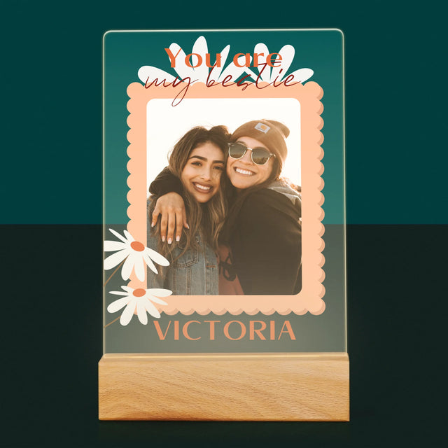 Colaj De Fotografii: Fotografie Besties - Imprimare Pe Sticlă Acrilică (Verticală)