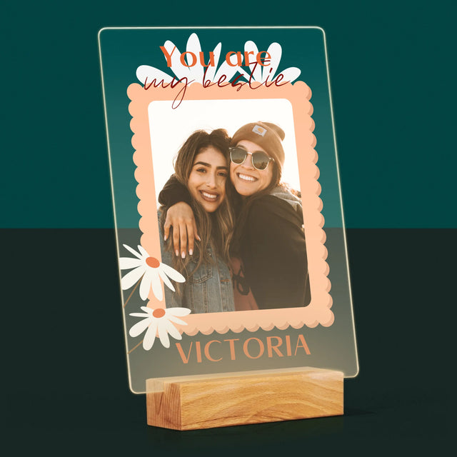 Colaj De Fotografii: Fotografie Besties - Imprimare Pe Sticlă Acrilică (Verticală)