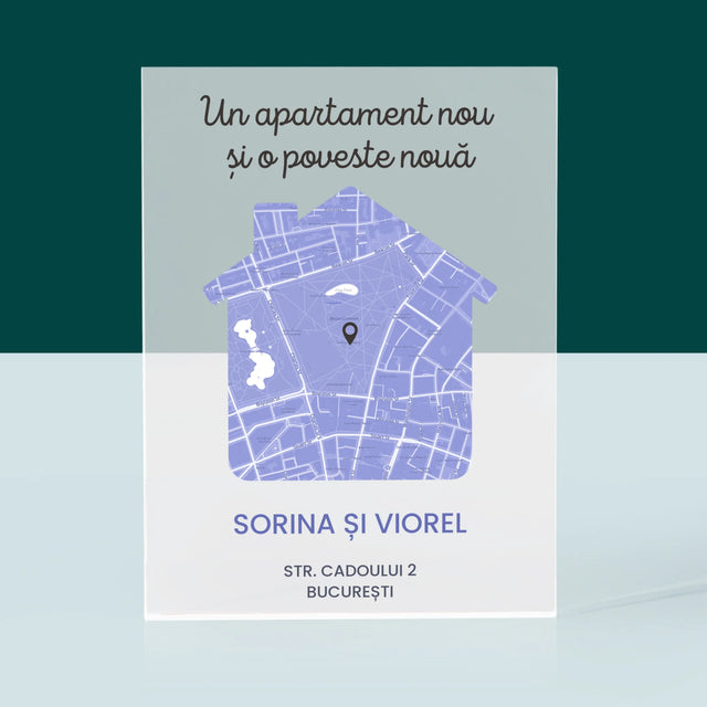 Harta Oraș: Harta Orașului: Apartament Nou - Bloc Acrilic