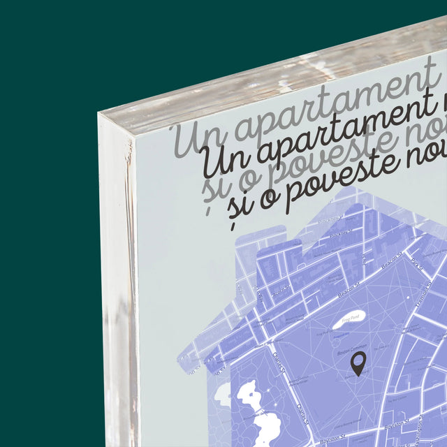 Harta Oraș: Harta Orașului: Apartament Nou - Bloc Acrilic