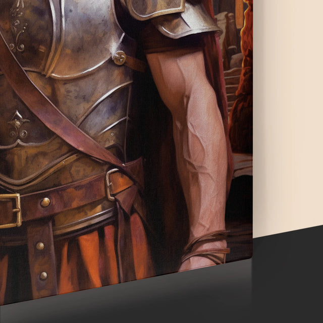 Portret Regal: Gladiator - Imprimare Cu Ramă 30X40 (Verticală)