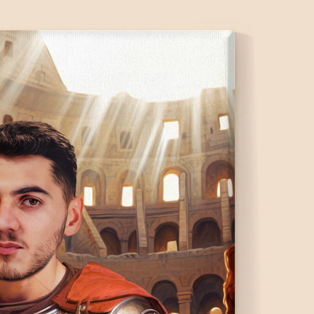 Portret Regal: Gladiator - Imprimare Cu Ramă 30X40 (Verticală)