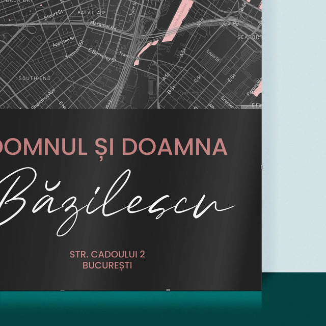 Harta Oraș: Harta Orașului: Domn Și Doamnă - Poster