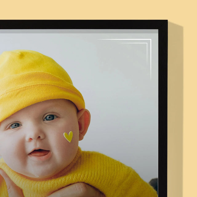 Certificat De Naștere: Certificat De Naștere Cadru - Imprimare Cu Ramă 30X40 (Verticală)