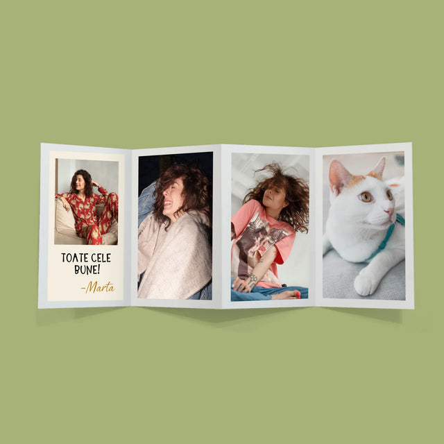 Fotografie Si Semnătură: A 40 Zi De Naștere Căciulă - Set Mare Fotografii Pliante