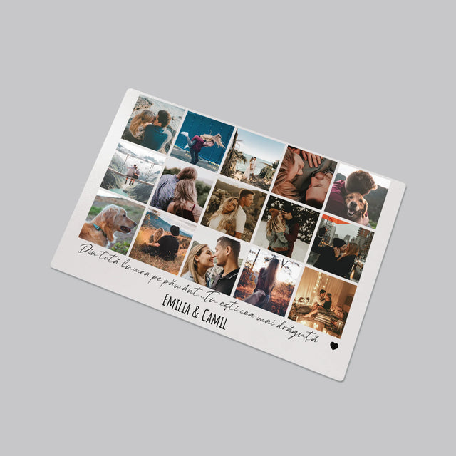 Colaj De Fotografii: Din Totă Lumea Pe Pământ - Mapa De Birou