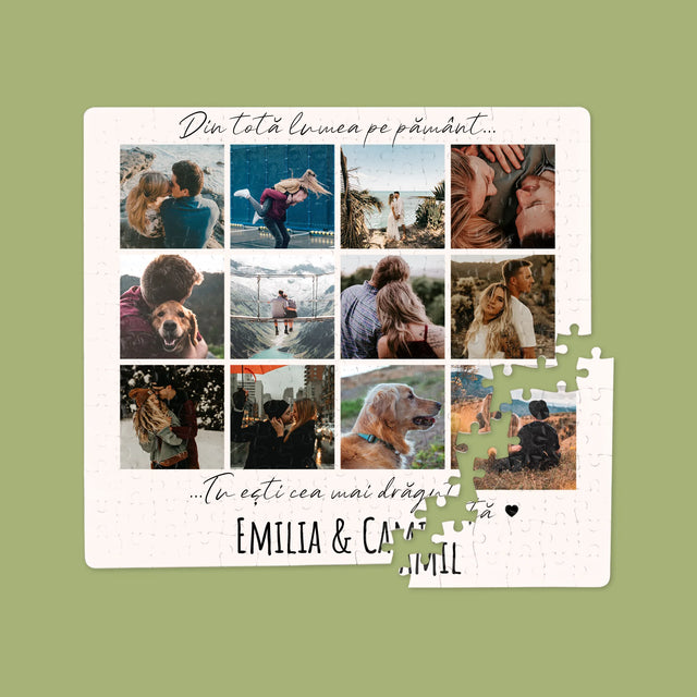 Colaj De Fotografii: Din Totă Lumea Pe Pământ - Puzzle