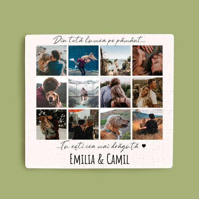 Colaj De Fotografii: Din Totă Lumea Pe Pământ - Puzzle