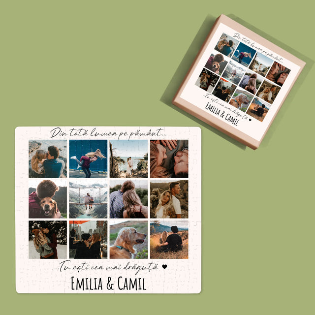 Colaj De Fotografii: Din Totă Lumea Pe Pământ - Puzzle