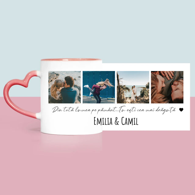 Colaj De Fotografii: Din Totă Lumea Pe Pământ - Cană