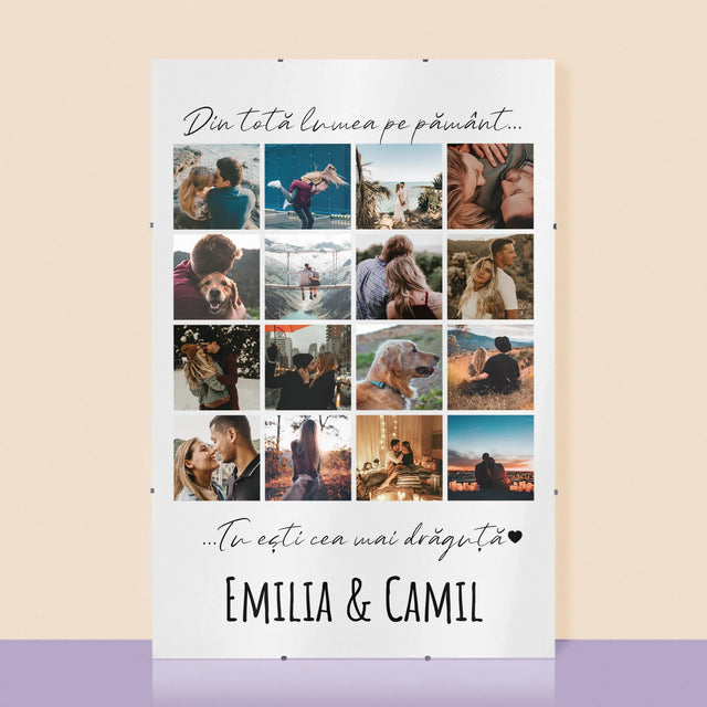 Colaj De Fotografii: Din Totă Lumea Pe Pământ - Poster