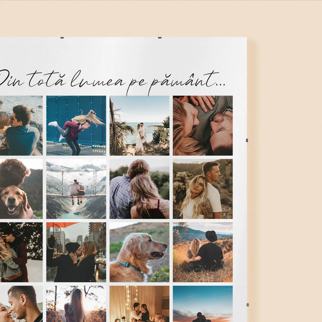 Colaj De Fotografii: Din Totă Lumea Pe Pământ - Poster