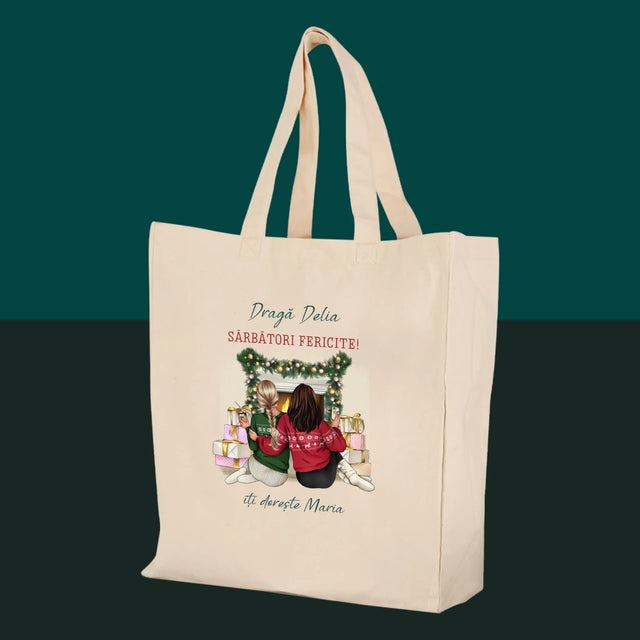 Creator De Personaj: Prietene De Sărbători - Sacoșă De Pânză
