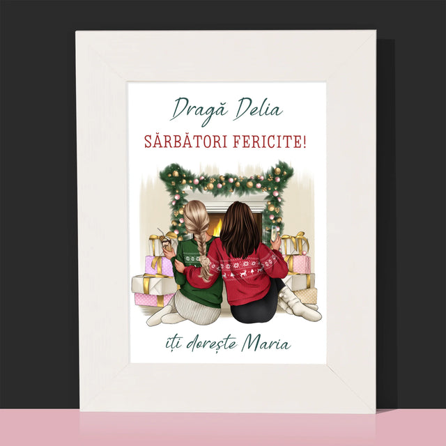 Creator De Personaj: Prietene De Sărbători - Ramă Pentru Fotografii (Horizontală)