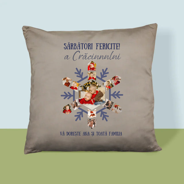 Formă Din Fotografii: Fulg - Pernă (Cu Fotografie)