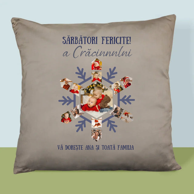 Formă Din Fotografii: Fulg - Pernă (Cu Fotografie)