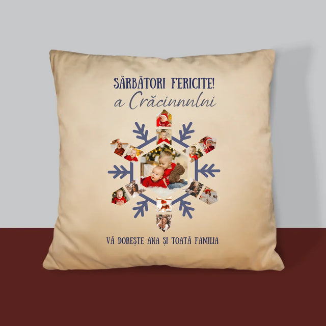 Formă Din Fotografii: Fulg - Pernă (Cu Fotografie)