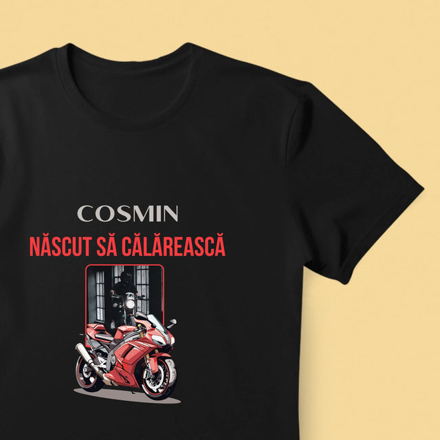 Fotografie Si Semnătură: Născut Să Călărească - Tricou Pentru Bărbați