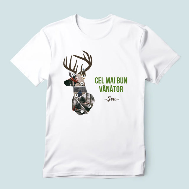 Formă Din Fotografii: Cel Mai Bun Vânător - Tricou Pentru Bărbați