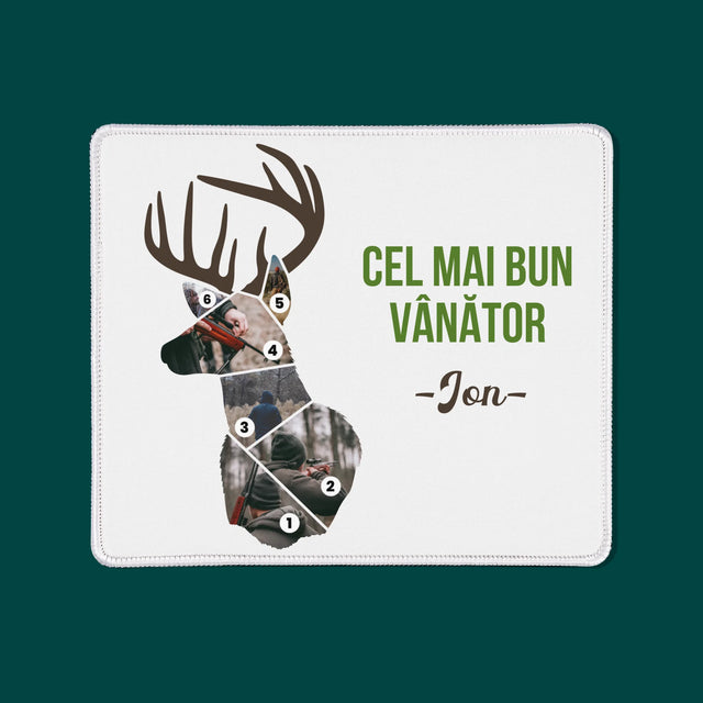 Formă Din Fotografii: Cel Mai Bun Vânător - Mouse Pad