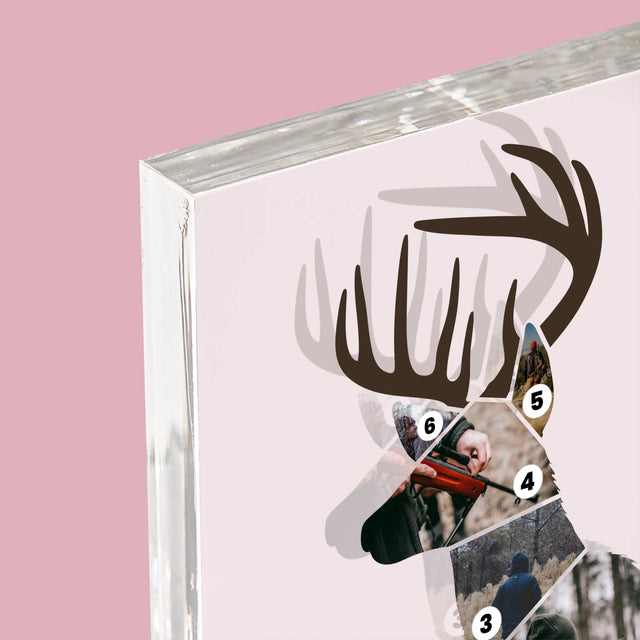 Formă Din Fotografii: Cel Mai Bun Vânător - Bloc Acrilic