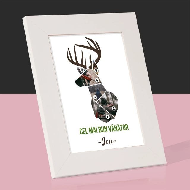 Formă Din Fotografii: Cel Mai Bun Vânător - Ramă Pentru Fotografii (Horizontală)