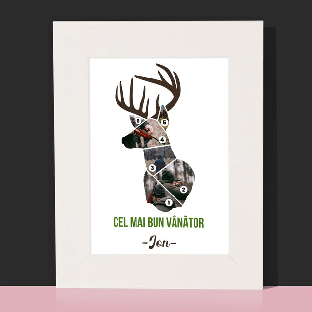 Formă Din Fotografii: Cel Mai Bun Vânător - Ramă Pentru Fotografii (Horizontală)