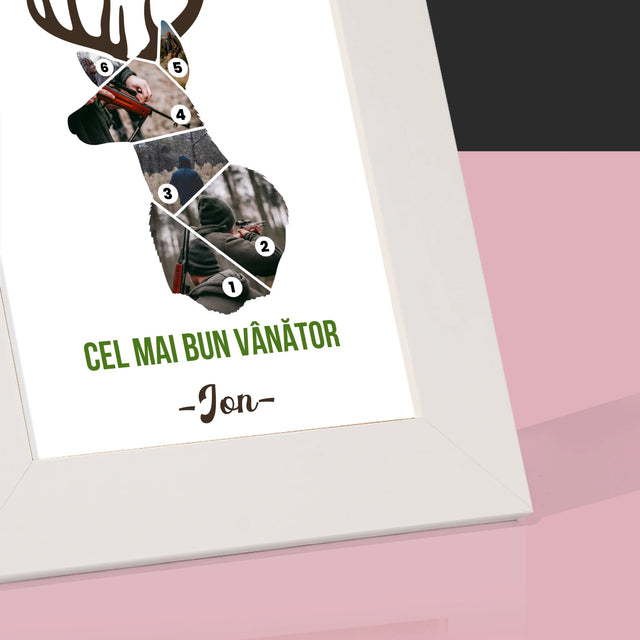 Formă Din Fotografii: Cel Mai Bun Vânător - Ramă Pentru Fotografii (Horizontală)