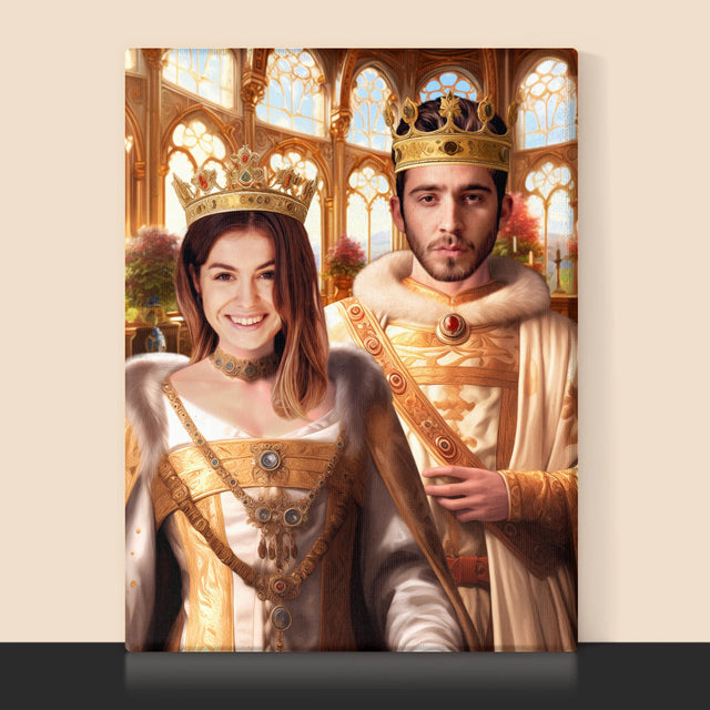 Portret Regal: Nunta Regală - Imprimare Cu Ramă 30X40 (Verticală)
