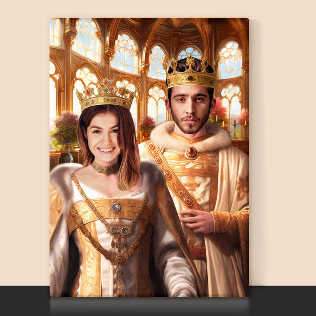 Portret Regal: Nunta Regală - Imprimare Cu Ramă 30X40 (Verticală)