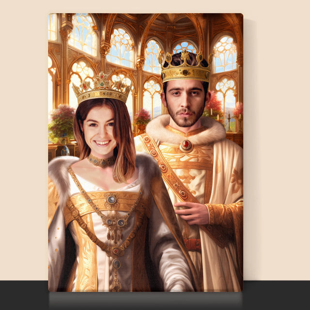 Portret Regal: Nunta Regală - Imprimare Cu Ramă 30X40 (Verticală)