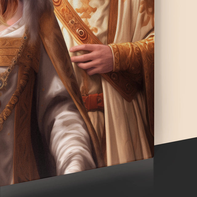 Portret Regal: Nunta Regală - Imprimare Cu Ramă 30X40 (Verticală)