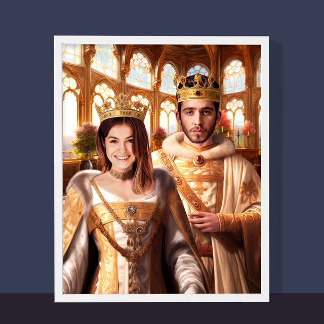 Portret Regal: Nunta Regală - Imprimare Cu Ramă 30X40 (Verticală)