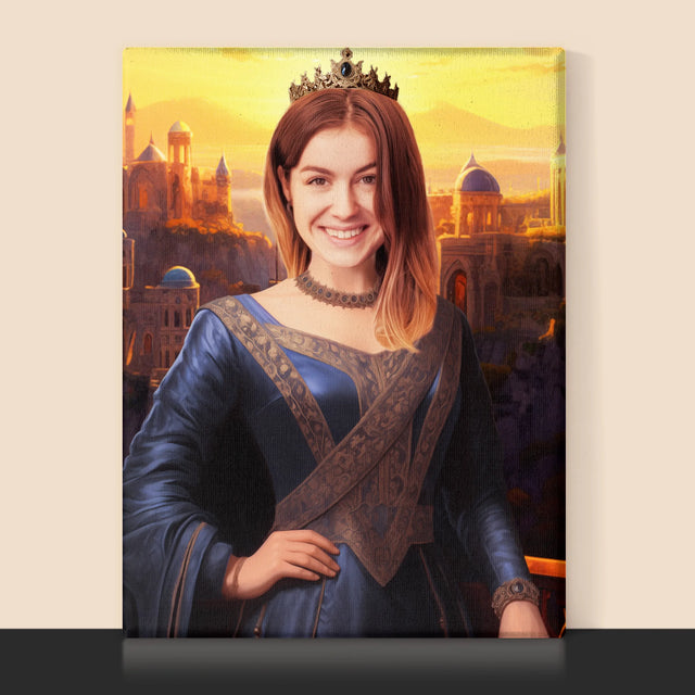 Portret Regal: Ducesa - Imprimare Cu Ramă 30X40 (Verticală)