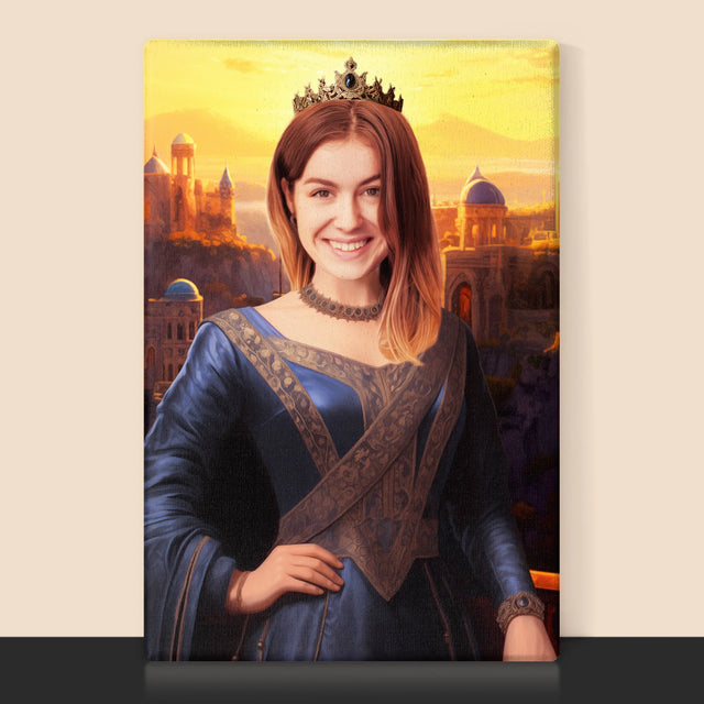 Portret Regal: Ducesa - Imprimare Cu Ramă 30X40 (Verticală)