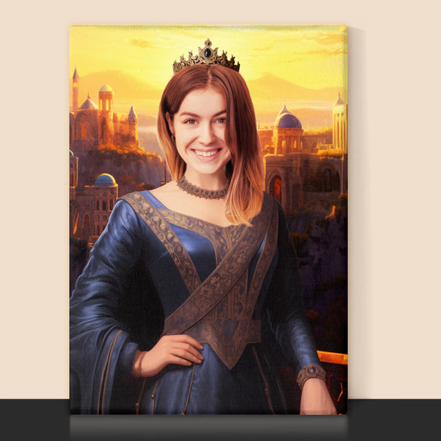 Portret Regal: Ducesa - Imprimare Cu Ramă 30X40 (Verticală)